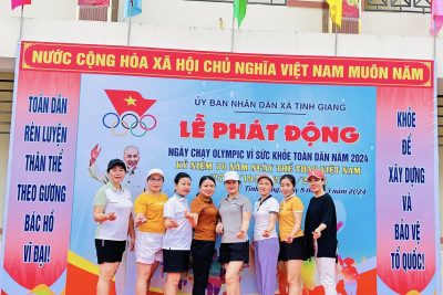 THAM GIA LỄ PHÁT ĐỘNG NGÀY CHẠY OLYMPIC VÌ SỨC KHỎE TOÀN DÂN NĂM 2024