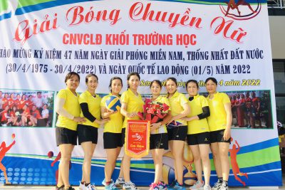 Giải bóng chuyền nữ CNVCLĐ khối trường học