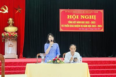 THAM GIA HỘI NGHỊ “TỔNG KẾT NĂM HỌC 2022 – 2023 VÀ TRIỂN KHAI NHIỆM VỤ NĂM HỌC 2023 – 2024”