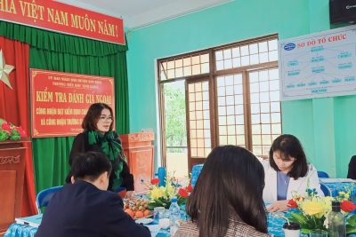 KIỂM TRA ĐÁNH GIÁ NGOÀI CÔNG NHẬN TRƯỜNG TH TỊNH GIANG ĐẠT KIỂM ĐỊNH CHẤT LƯỢNG GIÁO DỤC VÀ CÔNG NHẬN TRƯỜNG ĐẠT CHUẨN QUỐC GIA